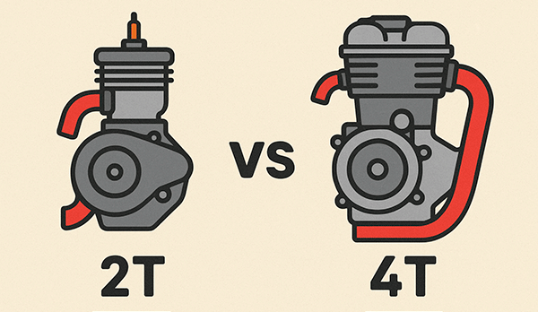 Diferencias de motores 2T vs 4T